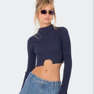 Edikted Bonnie Cropped Sweater